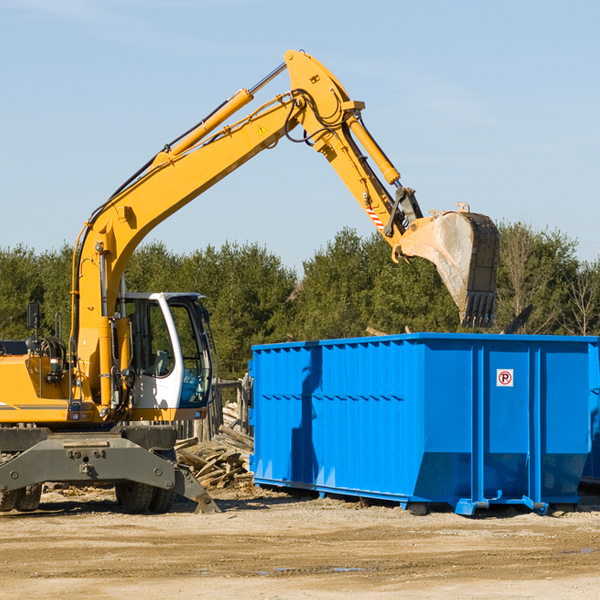 how does a residential dumpster rental service work in Hines